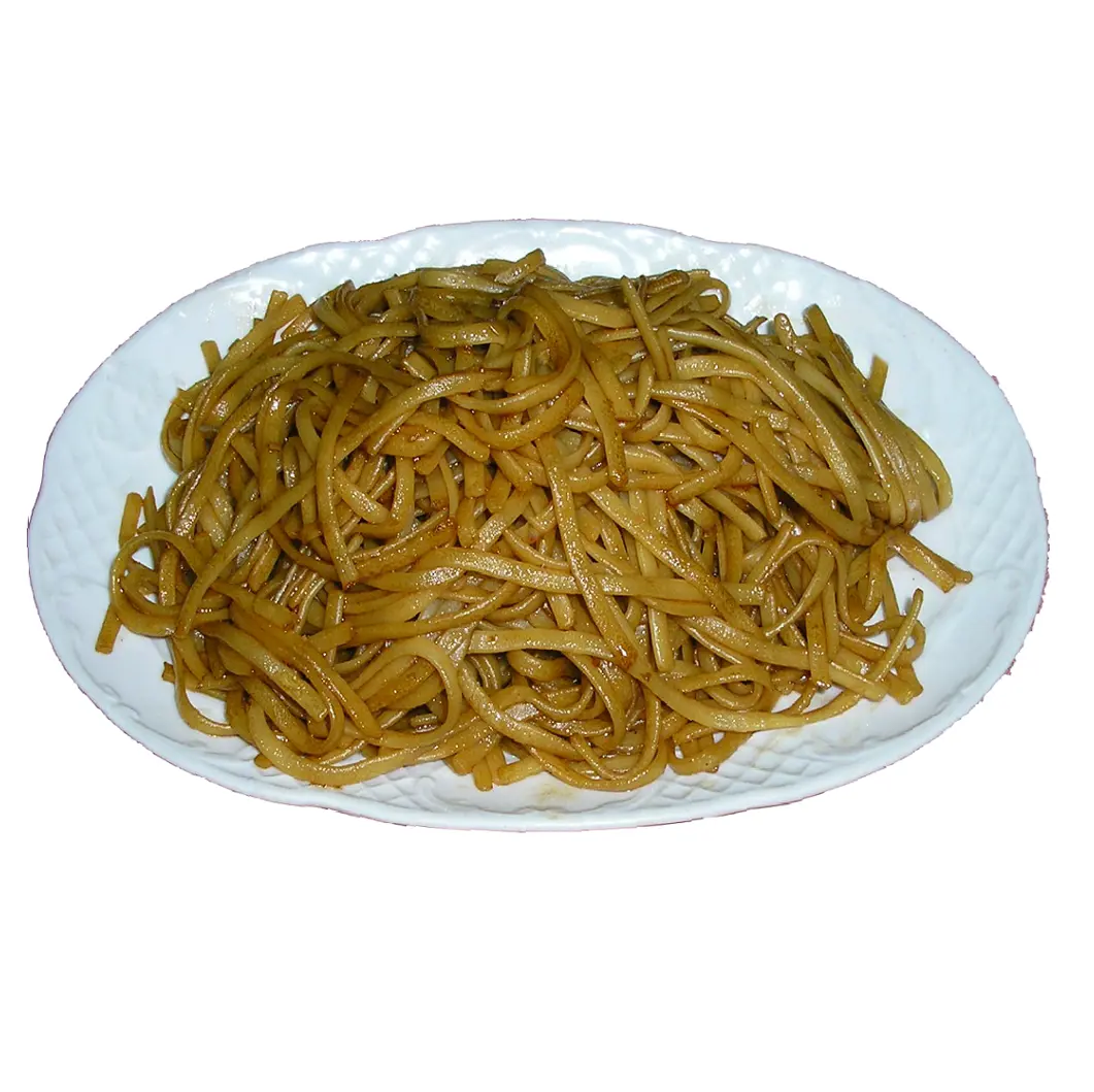 Tallarines fritos con soja