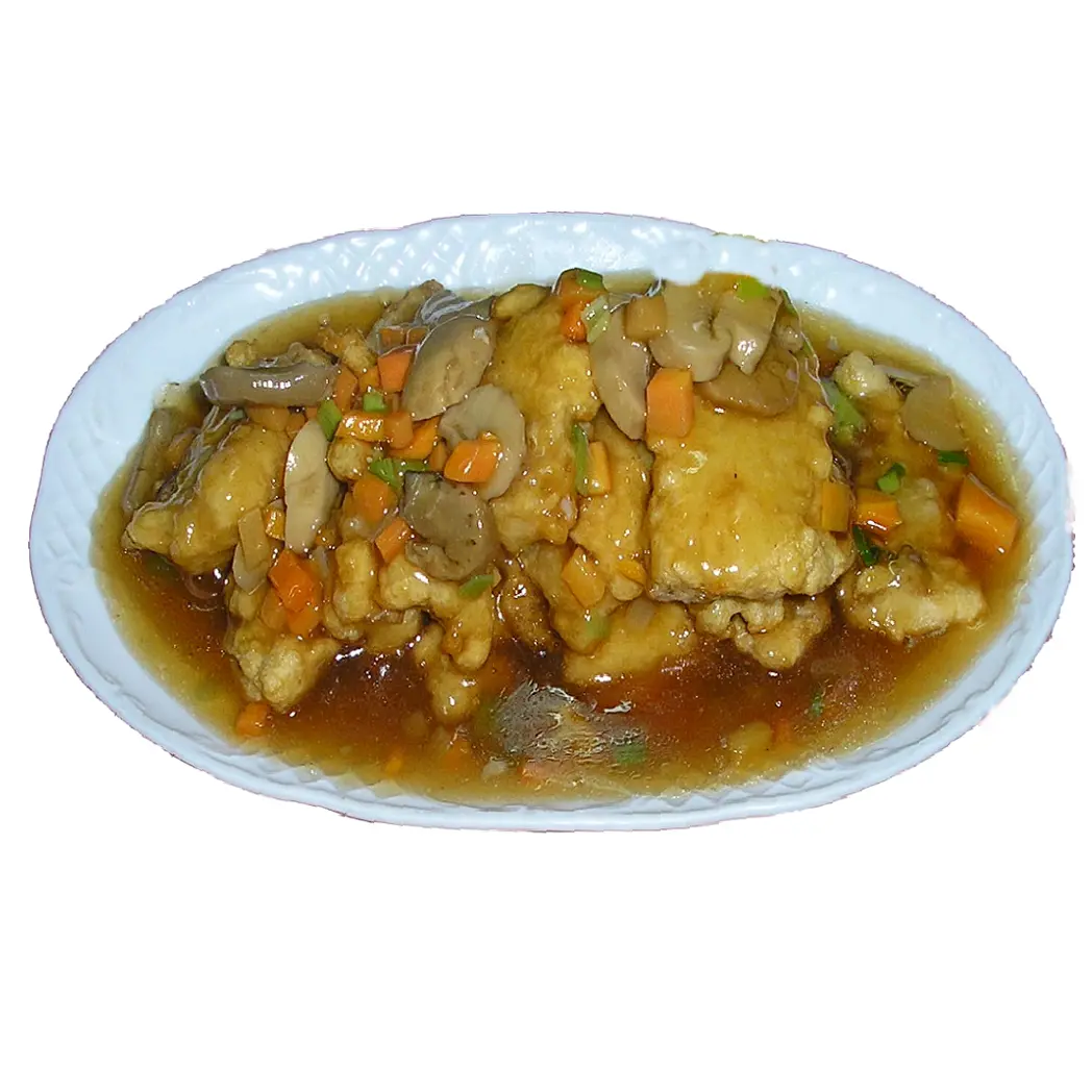 Pescado con salsa china