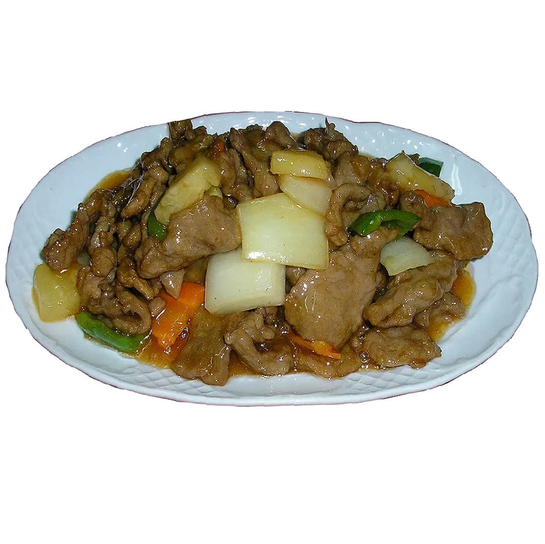 Ternera con salsa agridulce