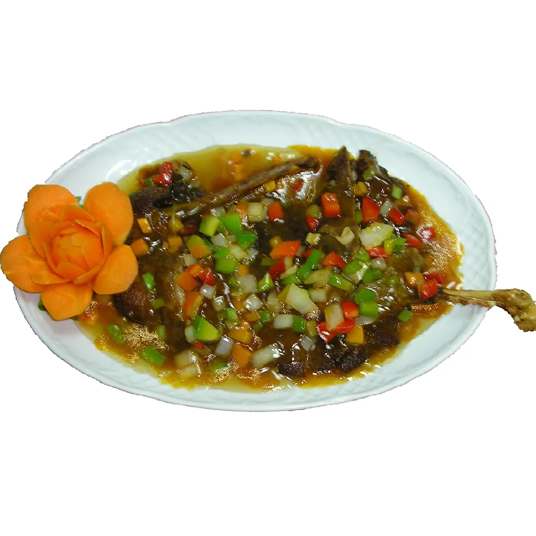 Pato con salsa picante