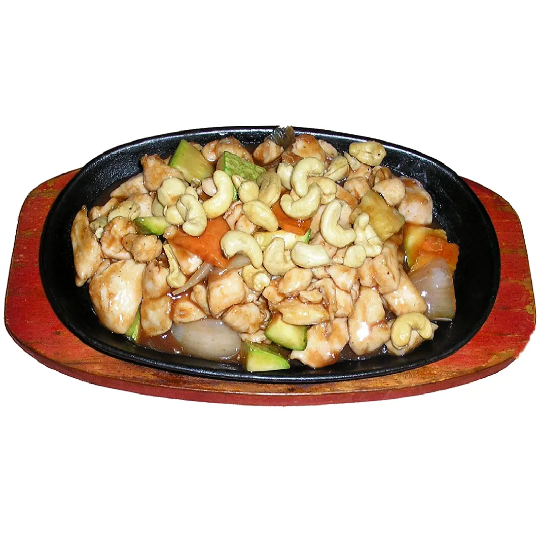 Gambas con pollo a la plancha