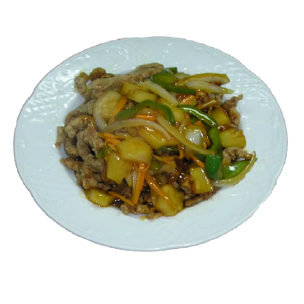 Ternera "especial" con salsa agridulce